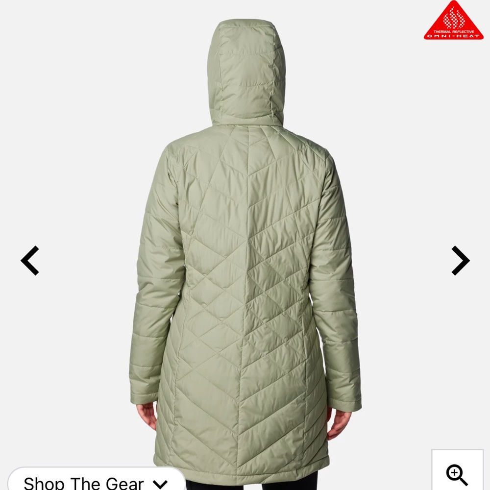 COLUMBIA | NWT❗️Women’s Heavenly Long Hooded Jacket & Nordic Cuffed Beanie - Picture 9 of 9